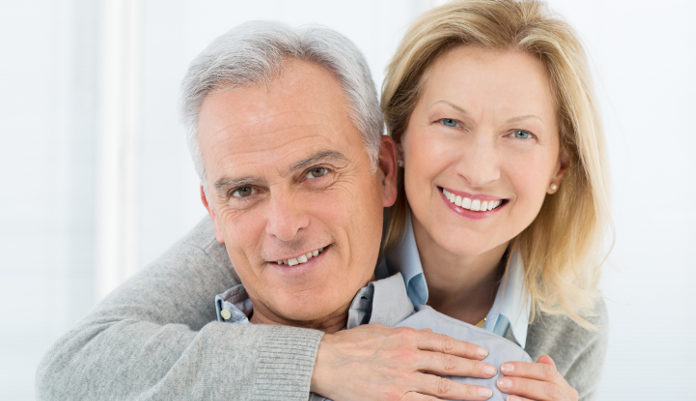 satisfied bankrupt couple